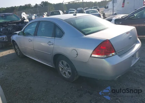 2013 Chevrolet Impala Ls из США, поврежденный, VIN 2G1WF5E32D1234104